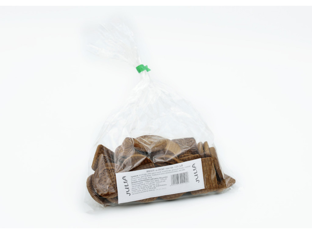 Biscuiti cu cacao-0,200 kg